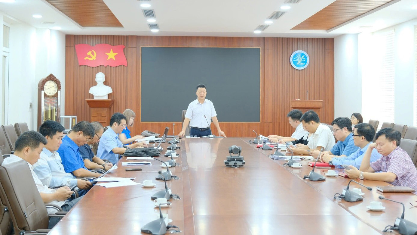 Làm việc với Đoàn kiểm tra của Đảng uỷ ĐH Thái Nguyên về kiểm tra việc triển khai thực hiện Nghị quyết số 45-NQ/TW,  ngày 24/11/2023 của Ban Chấp hành Trung ương Đảng khóa XIII 