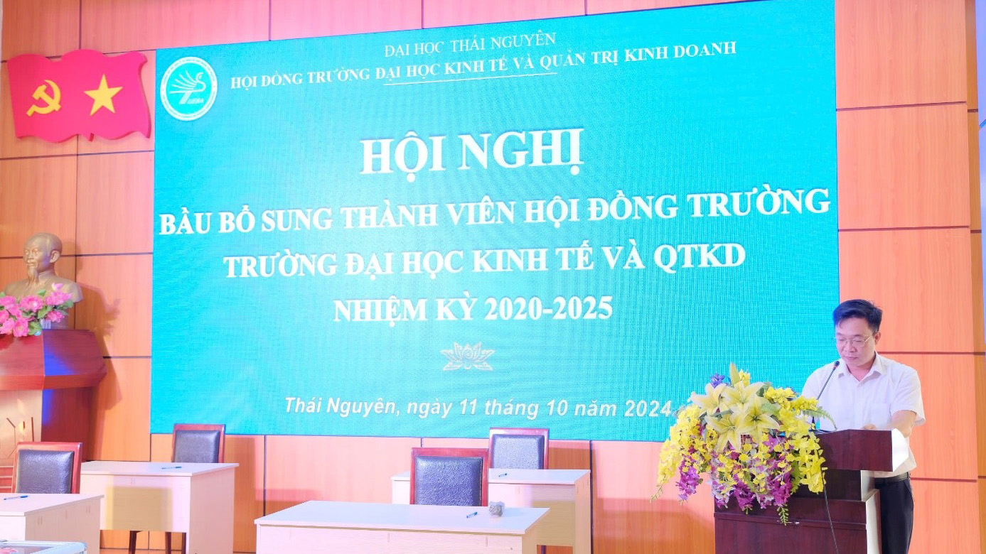Hội nghị đại biểu viên chức và người lao động Trường thực hiện bầu bổ sung thành viên Hội đồng trường nhiệm kỳ 2020 – 2025