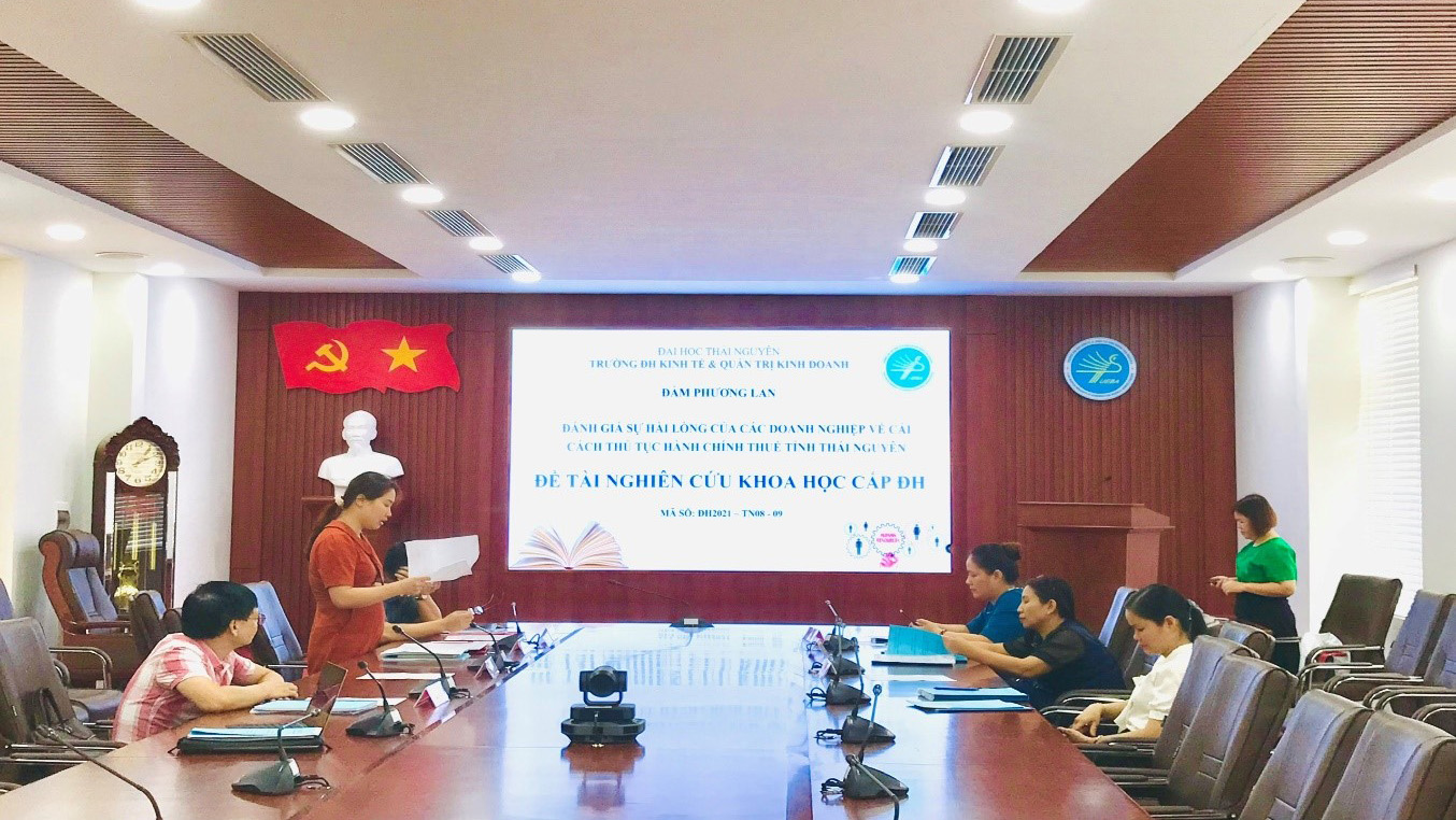 Kết quả nghiệm thu cấp cơ sở đề tài KH&CN cấp Đại học của CNĐT TS. Đàm Phương Lan