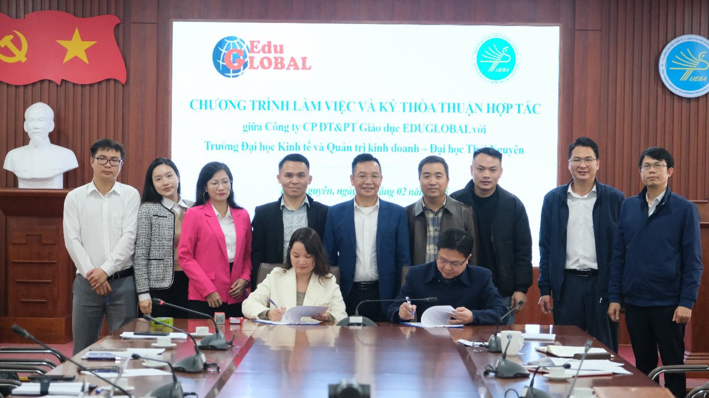 Chương trình làm việc và ký kết biên bản hợp tác với Công ty Cổ phần Đầu tư và phát triển Giáo dục Eduglobal