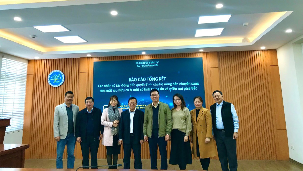 Kết quả nghiệm thu cấp Bộ đề tài KH&CN cấp Bộ của Chủ nhiệm đề tài TS. Đoàn Quang Huy 