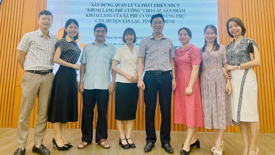 Kết quả nghiệm thu cấp cơ sở đề tài KH&CN cấp tỉnh Hoà Bình của CNĐT TS. Vũ Quỳnh Nam