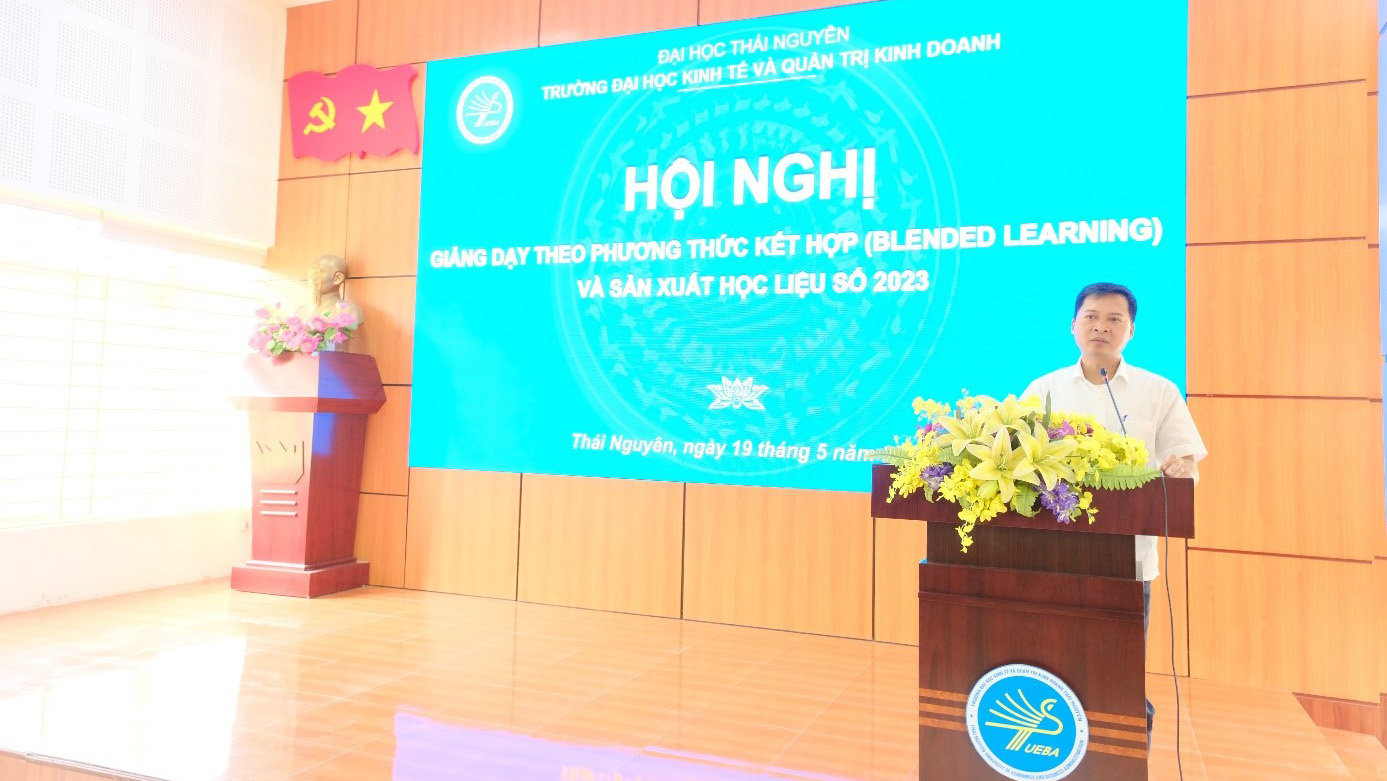 Hội nghị Triển khai giảng dạy theo phương thức kết hợp (Blended learning) và sản xuất học liệu số năm 2023