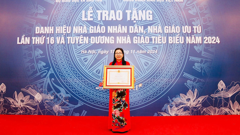 NGƯT.PGS.TS. Đỗ Thị Thuý Phương – Tấm gương điển hình tiên tiến giai đoạn 2020-2025