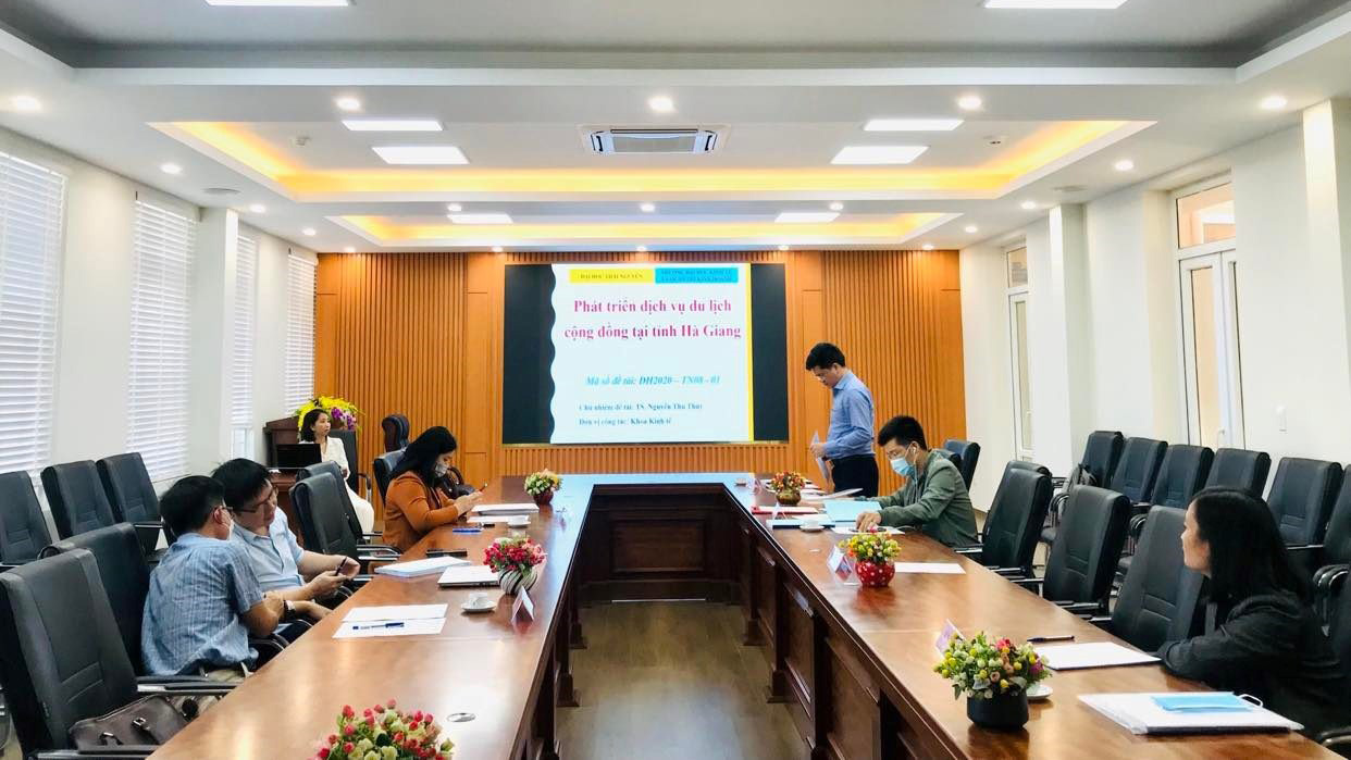 Kết quả nghiệm thu cấp cơ sở đề tài KH&CN cấp Đại học Thái Nguyên, mã số: ĐH2020-TN08-01, Chủ nhiệm đề tài: TS. Nguyễn Thu Thủy